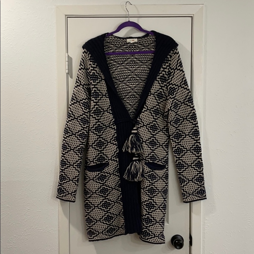 Anthropologie Fiets Voor 2 Jacquard Cardigan